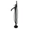 Kingston Brass KS8130DPL Freestanding Tub Faucet with Hand Shower, Matte Black KS8130DPL - alternate 1